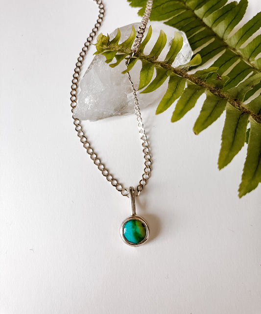 February Collection Turquoise Pendant
