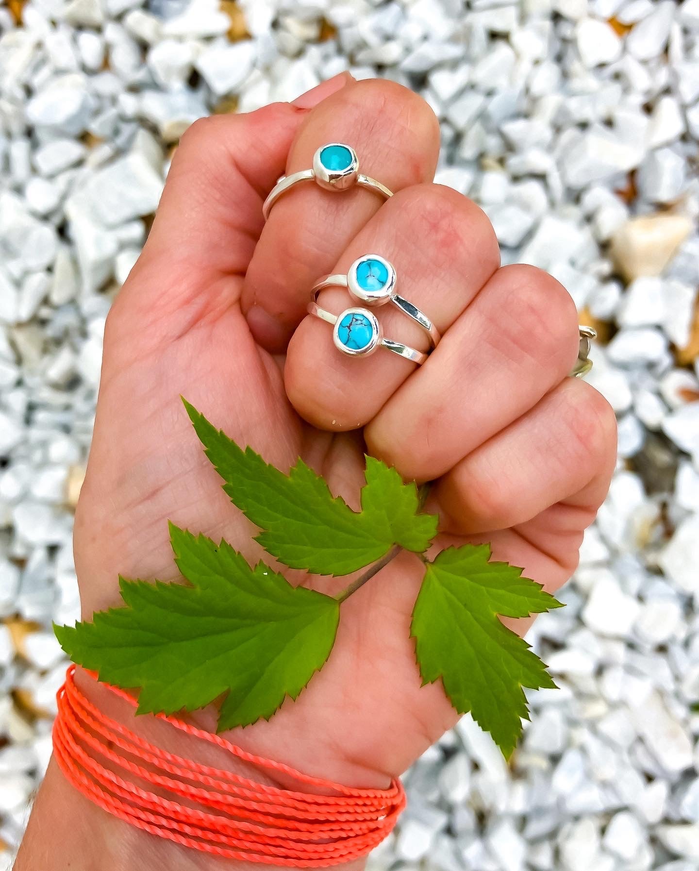 Turquoise + Silver Ring