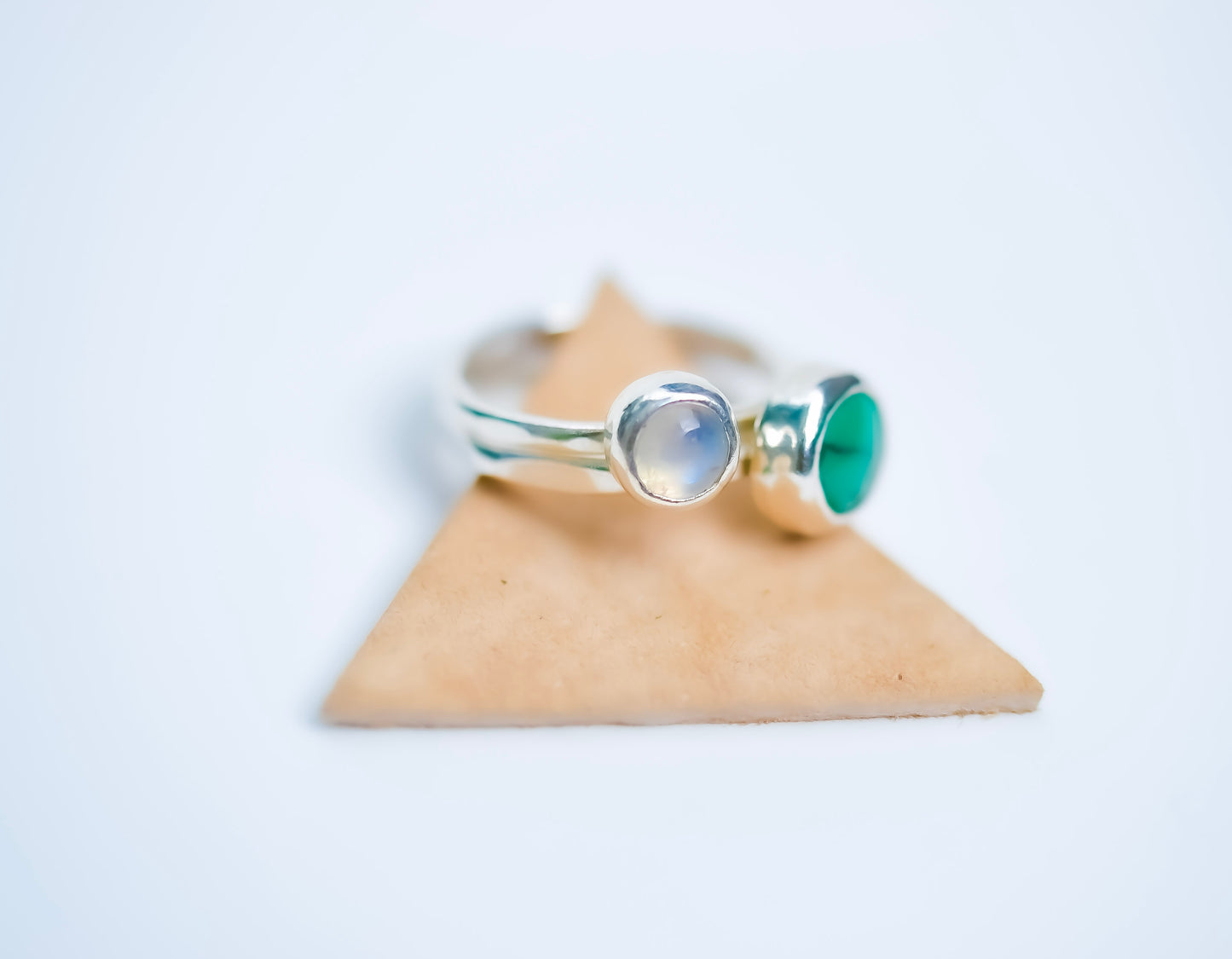 Green Varigated Turquoise Ring