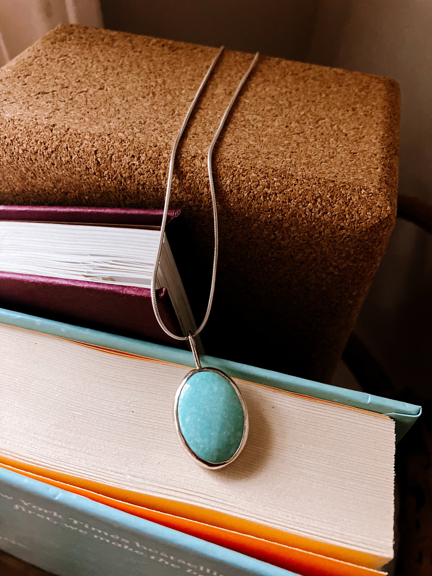 Oval Turquoise Necklace