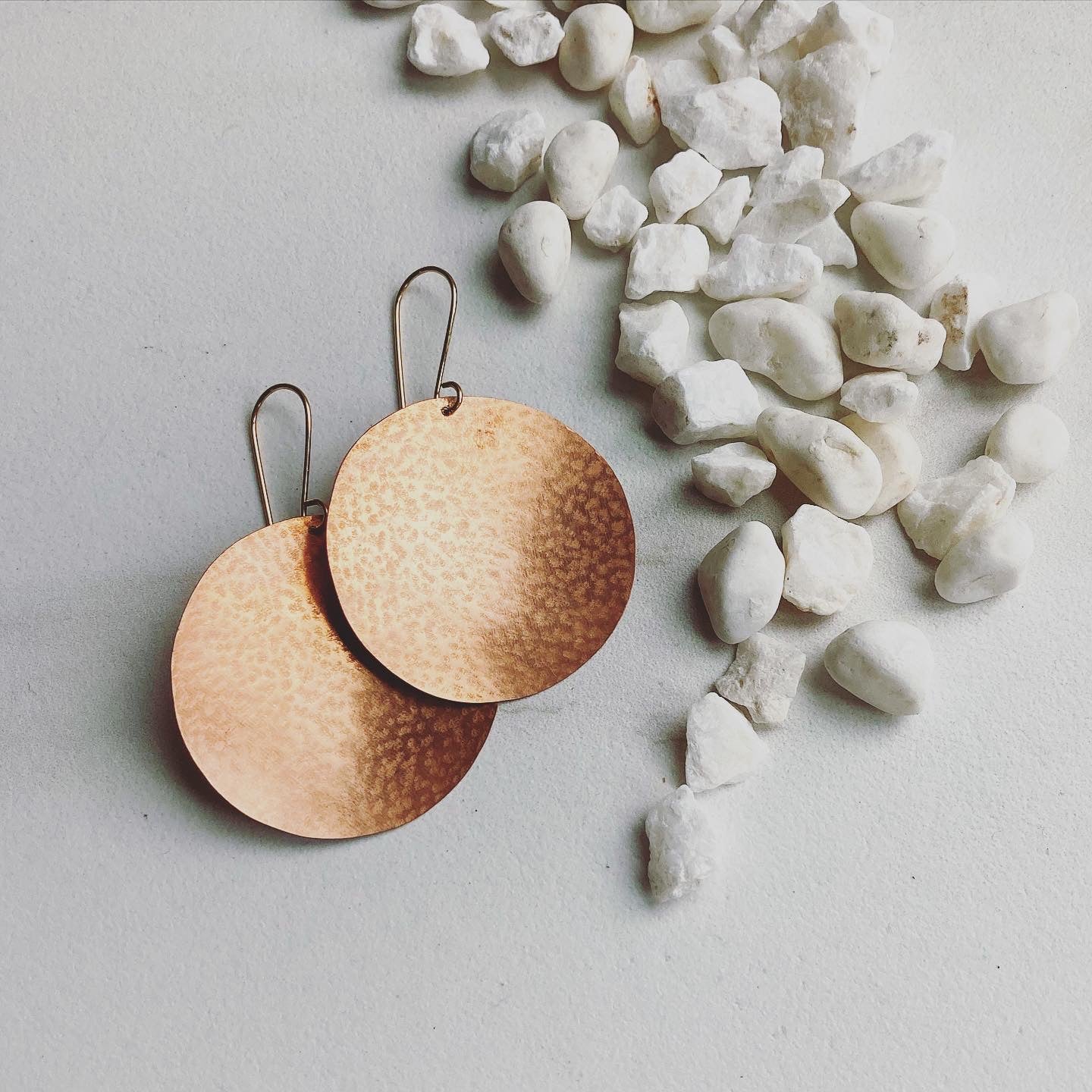 Bronze Moon Earrings