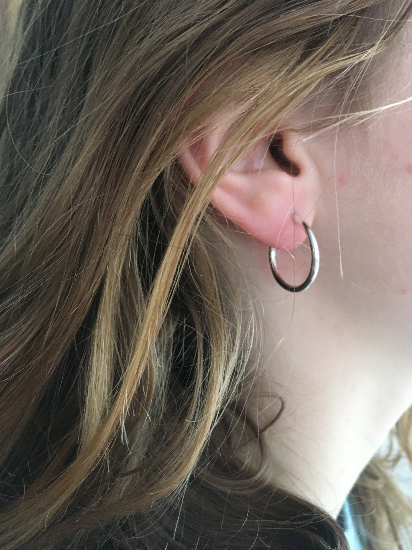 Silver Hoop Earrings