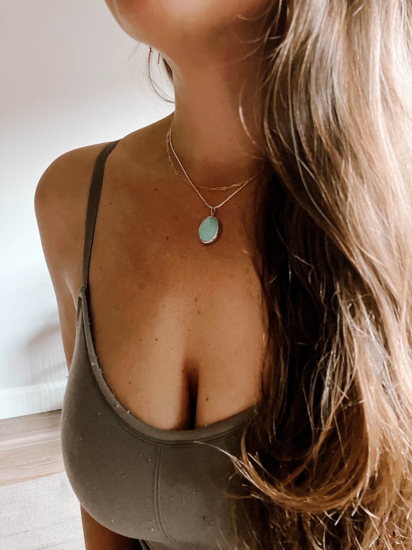 Oval Turquoise Necklace