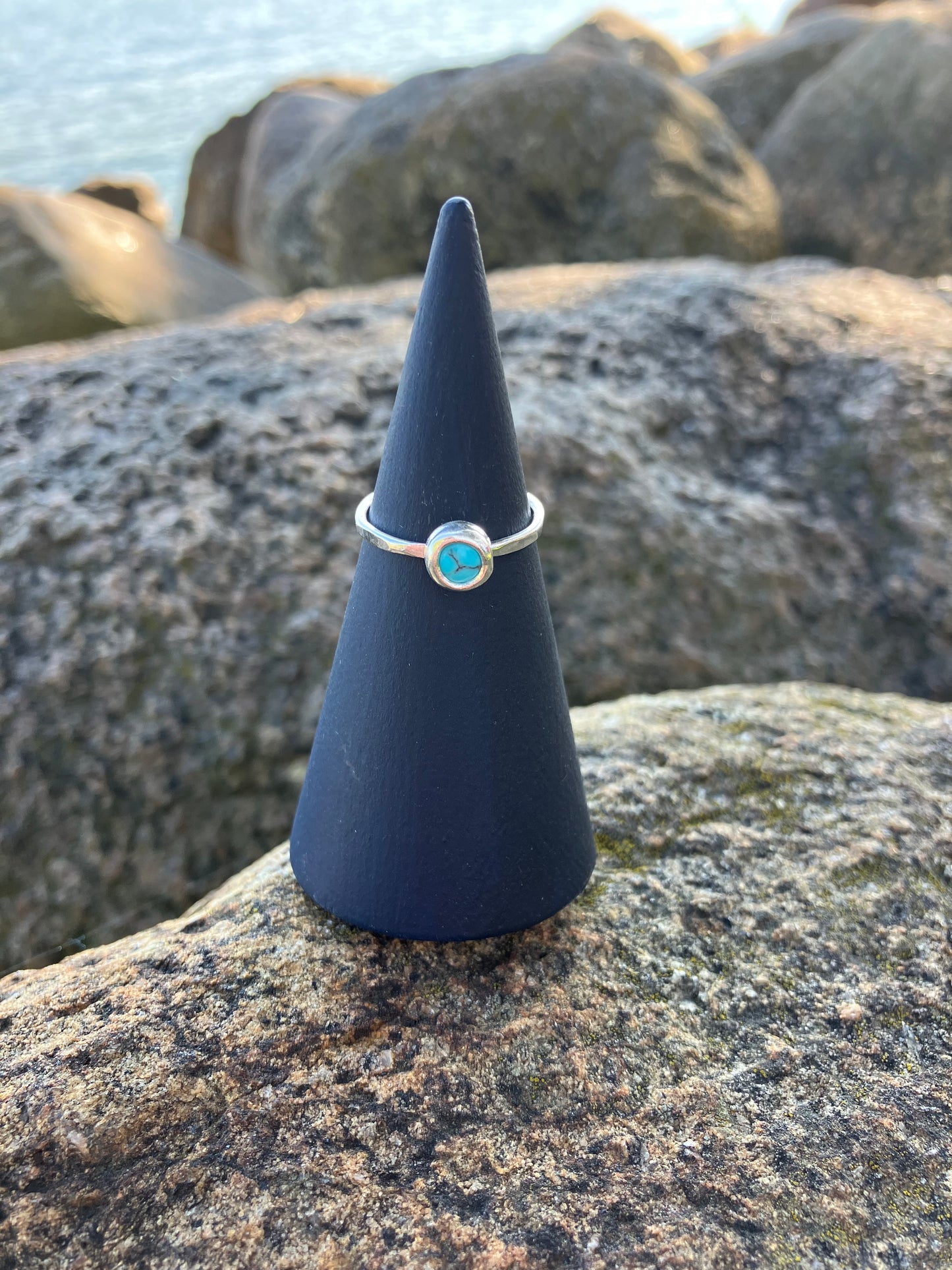 Turquoise + Silver Ring