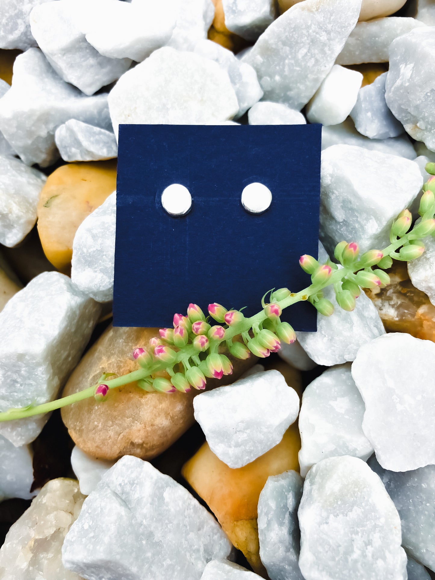 Button Earrings