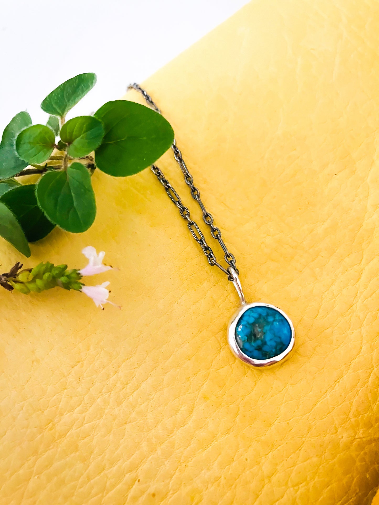 December Collection Kingman Turquoise Necklace