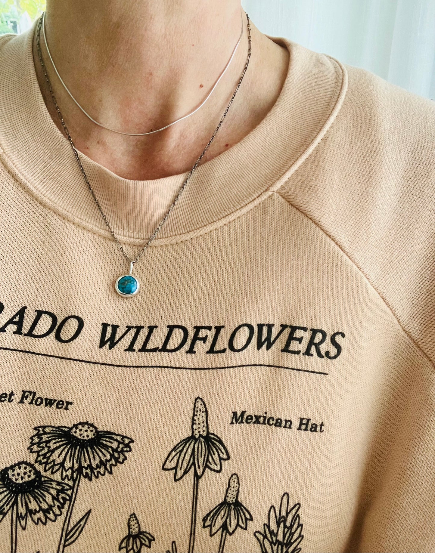 December Collection Kingman Turquoise Necklace