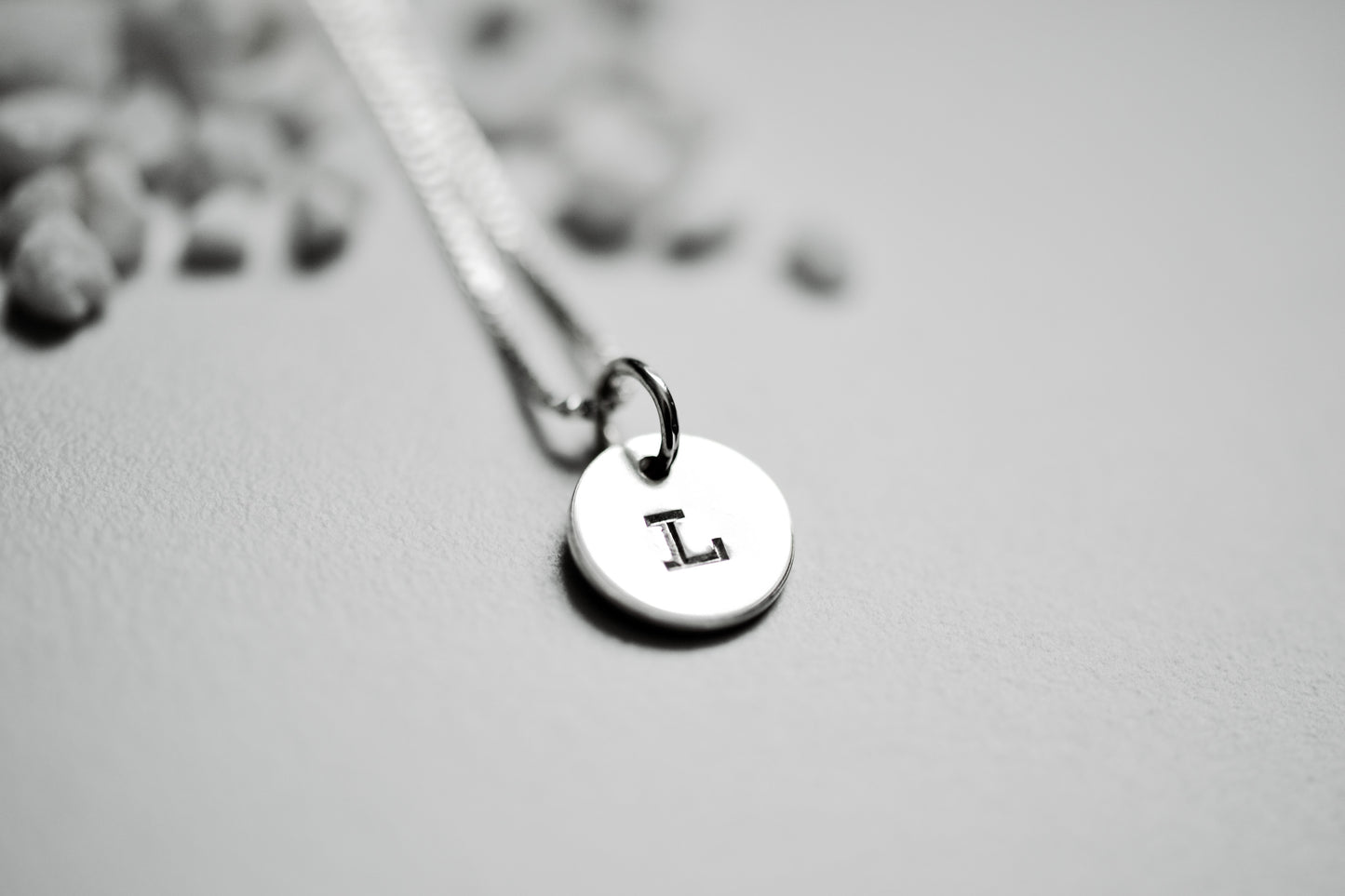 Reserved for Ashley Initial necklace