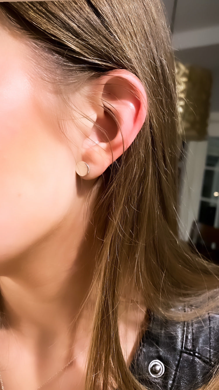Button Earrings