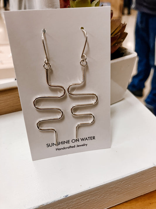 Reserved for Laura Mid Century Earrings