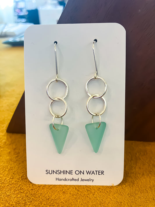 Beach Glass Earrings