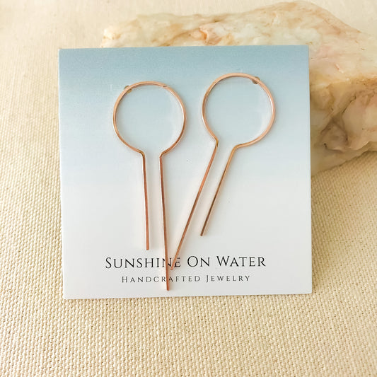 ‘Have Faith’ Rose Gold Threaders