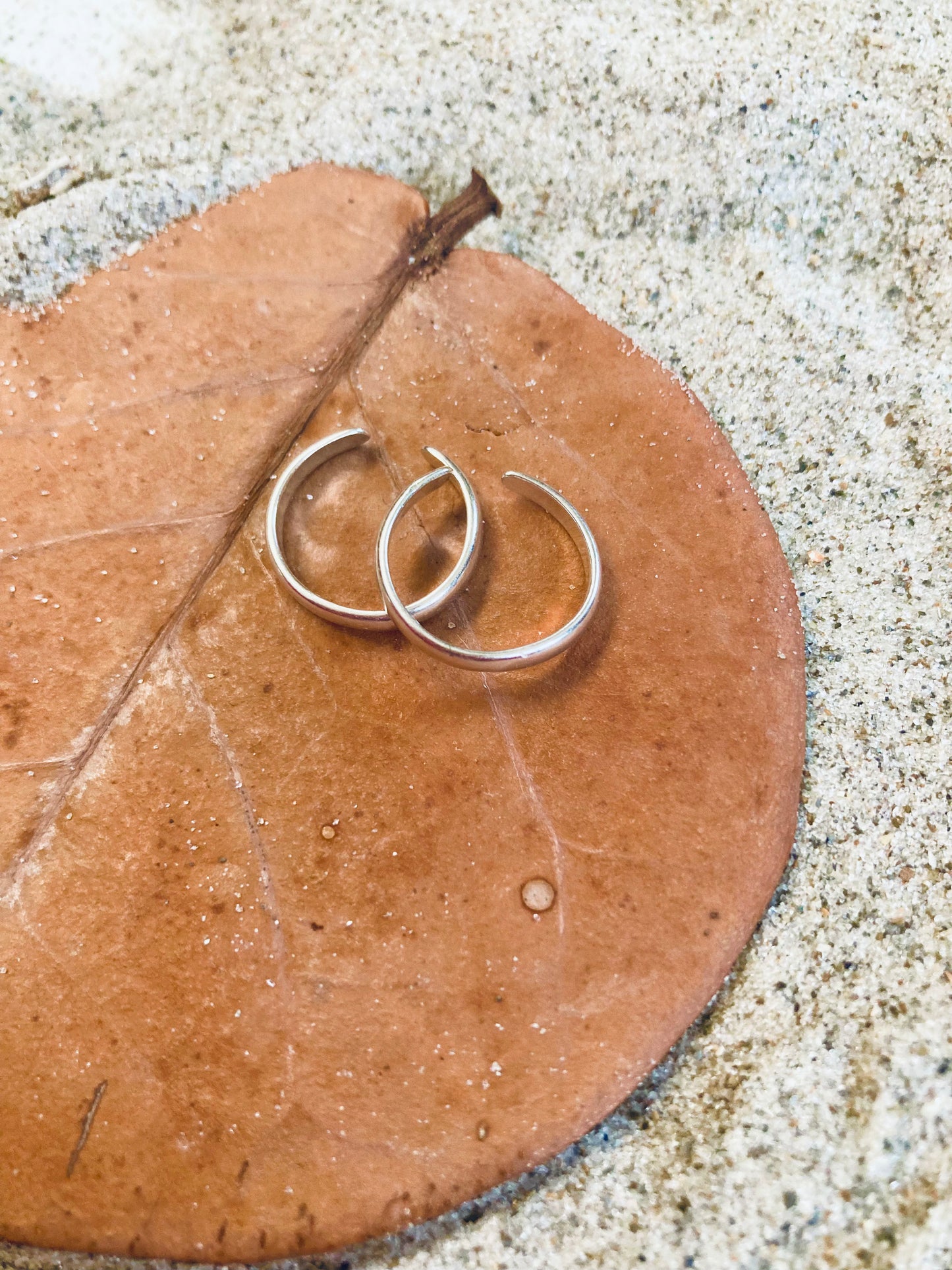 Two Sterling Silver Toe Rings