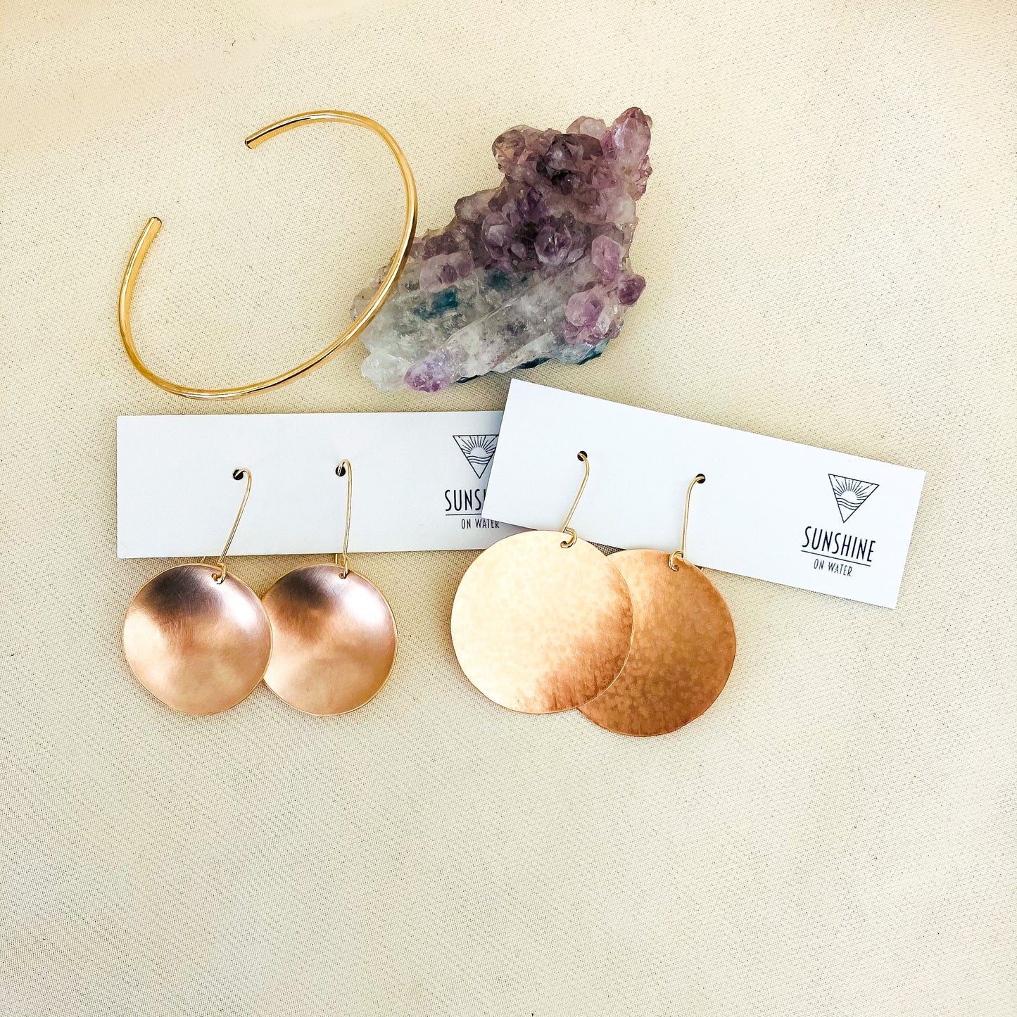 Bronze Moon Earrings