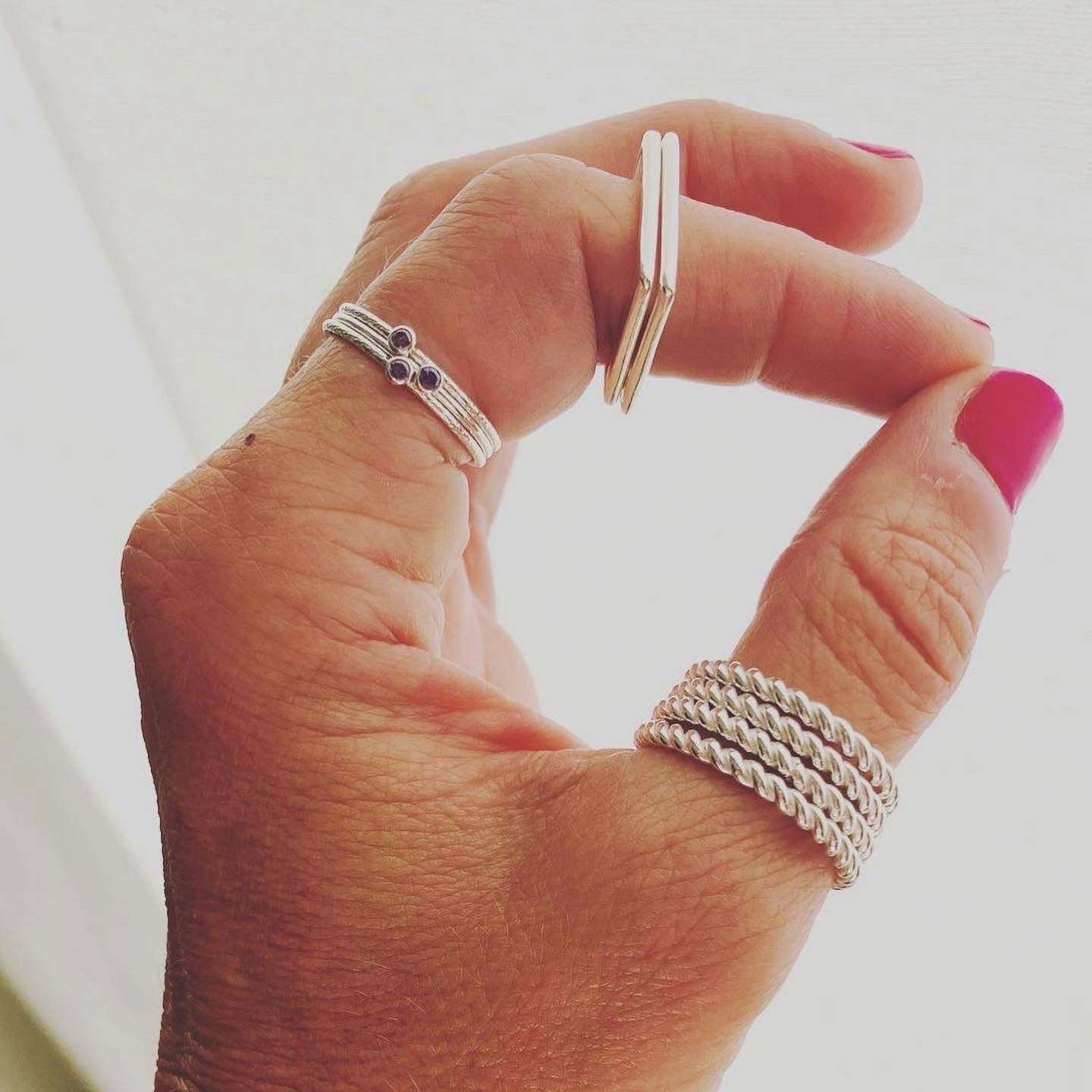 Anna Large Square Statement Ring