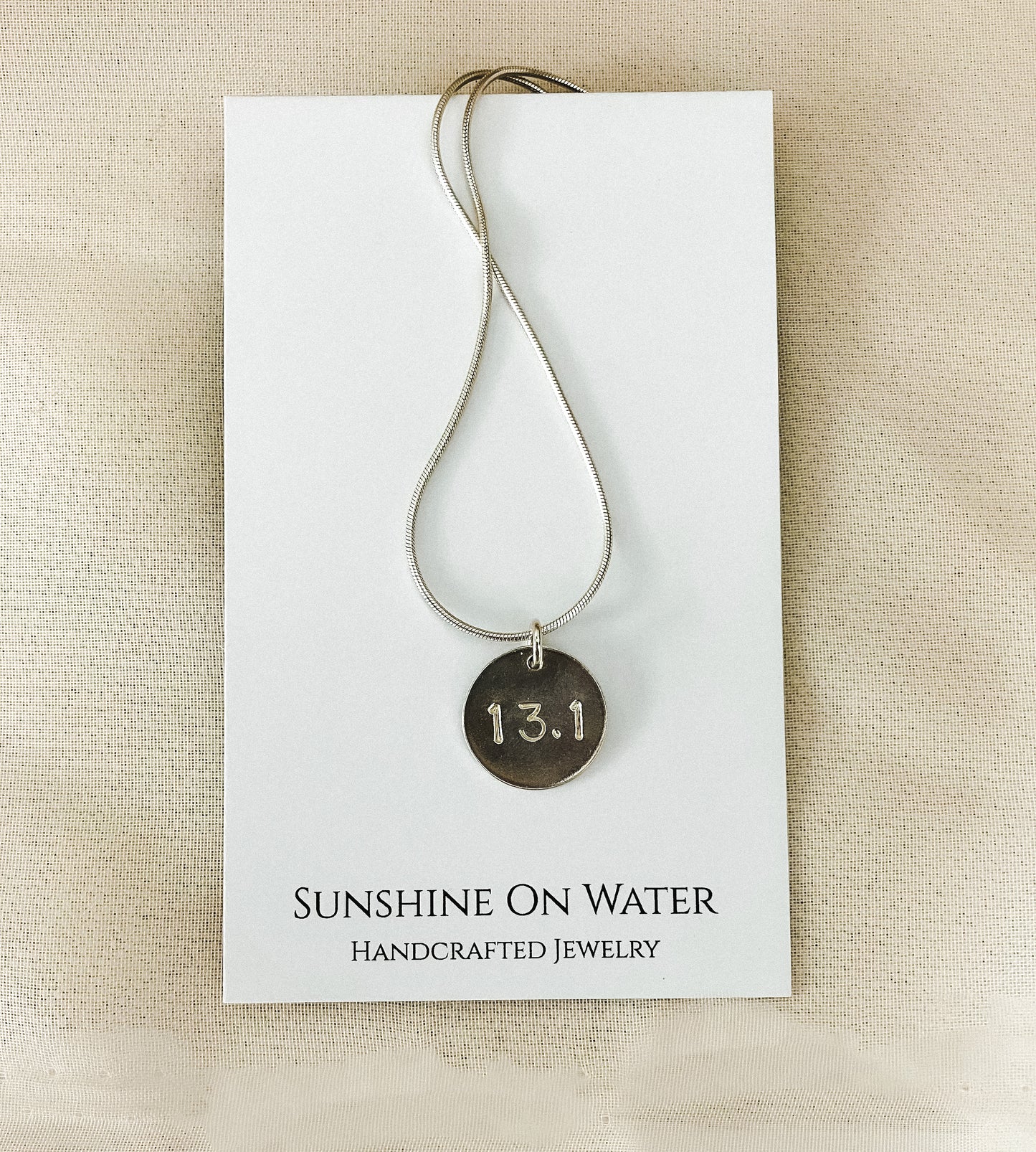 Half Marathon Necklace